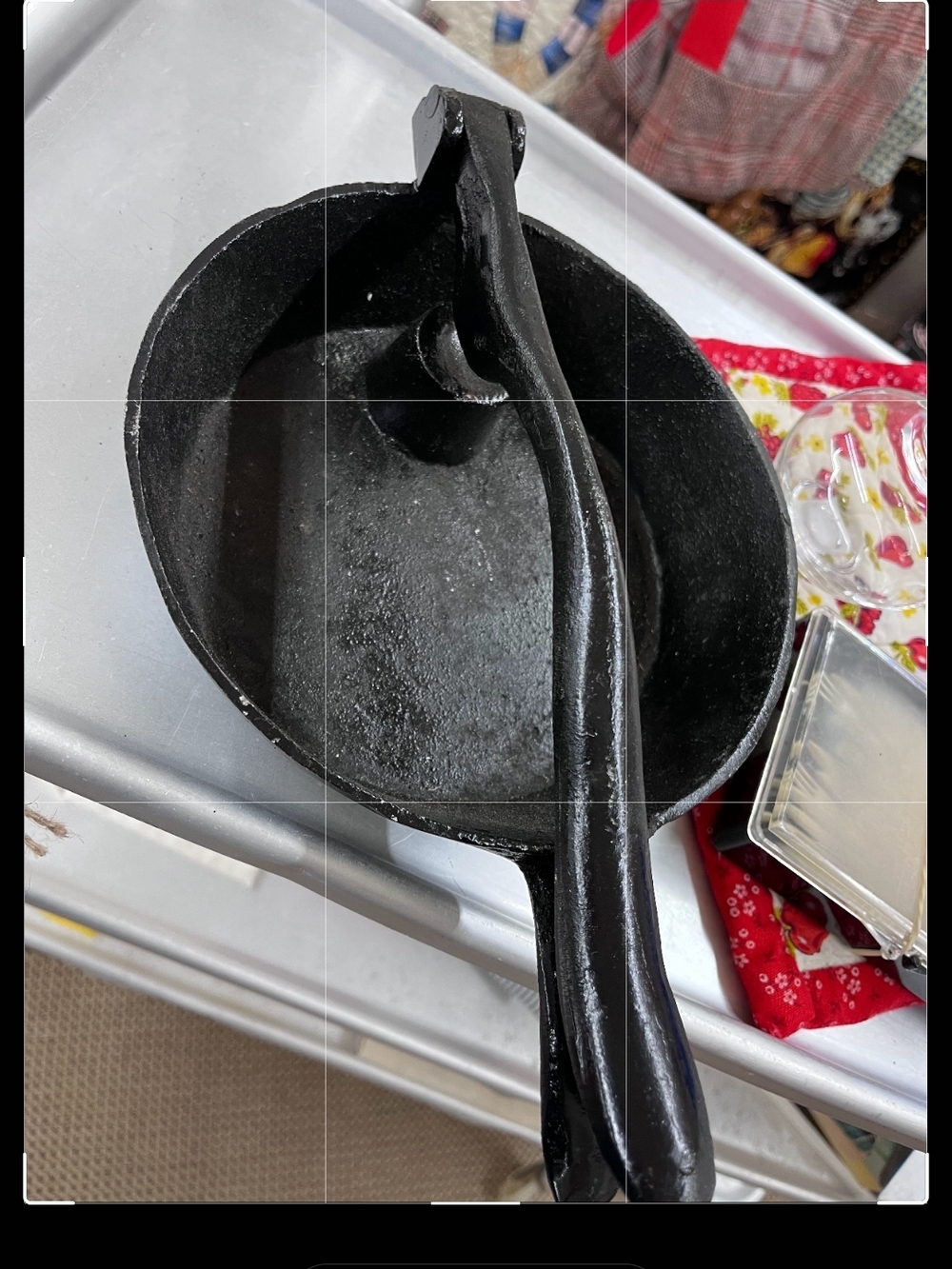 Cast Iron Nut Cracker- Durable Nonstick Finish